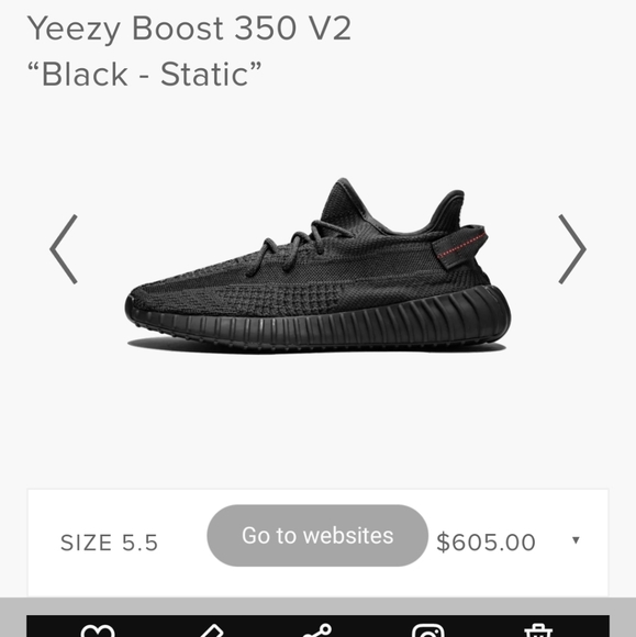Yeezy Boost 350 V2 Triple black - Picture 6 of 6